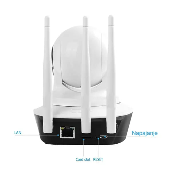 IP WiFi Rotirajuca Unutrasnja Kamera 1080p