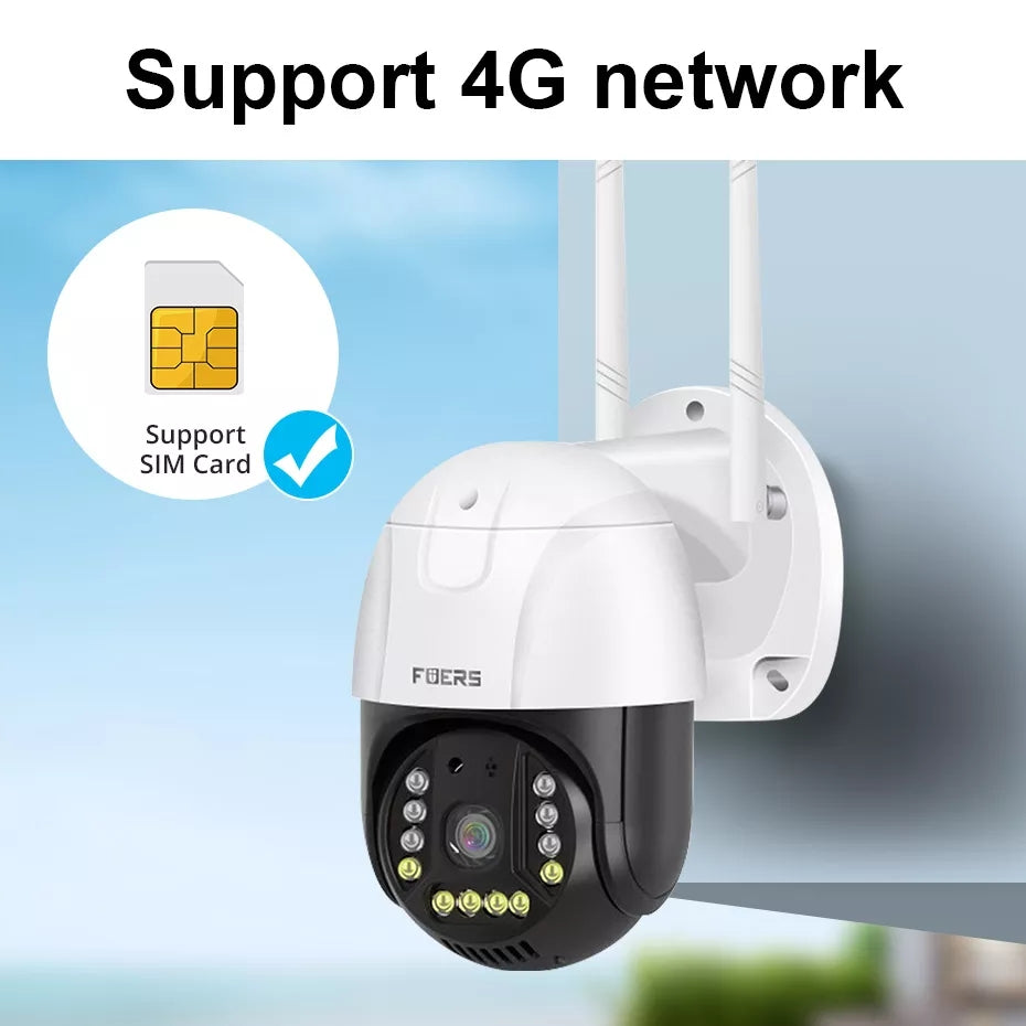 IP WiFi kamera PTZ 4G sim kartica spoljna rotirajuca Full HD