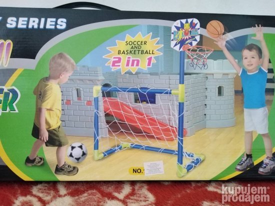Igracka set 2in1 kos i gol novo