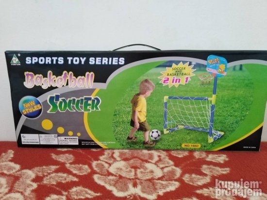 Igracka set 2in1 kos i gol novo