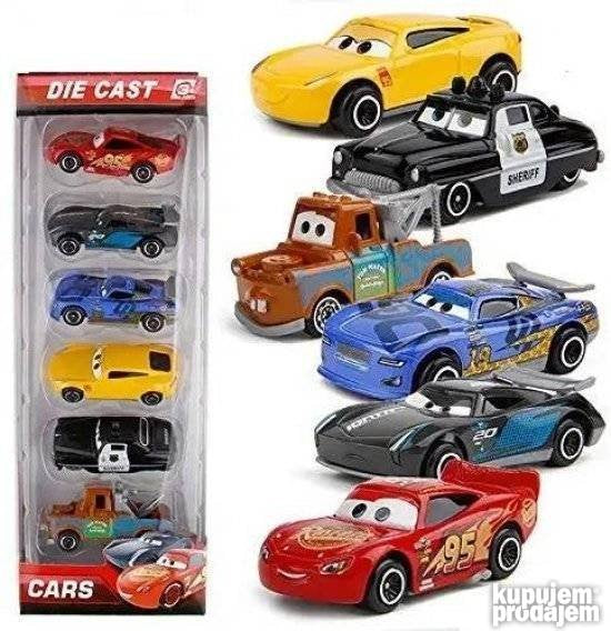 Igracke set od 6 automobila