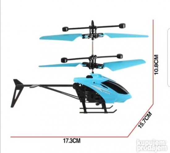 Infrared helihopter na daljinsko upravljanje Crveni