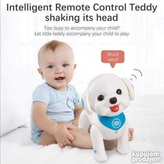 Inteligentni robot pas Teddy dostupno PROGRAMIRANJE