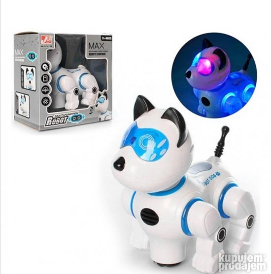 Intelignetni robot pas Max na daljinsko upravljanje