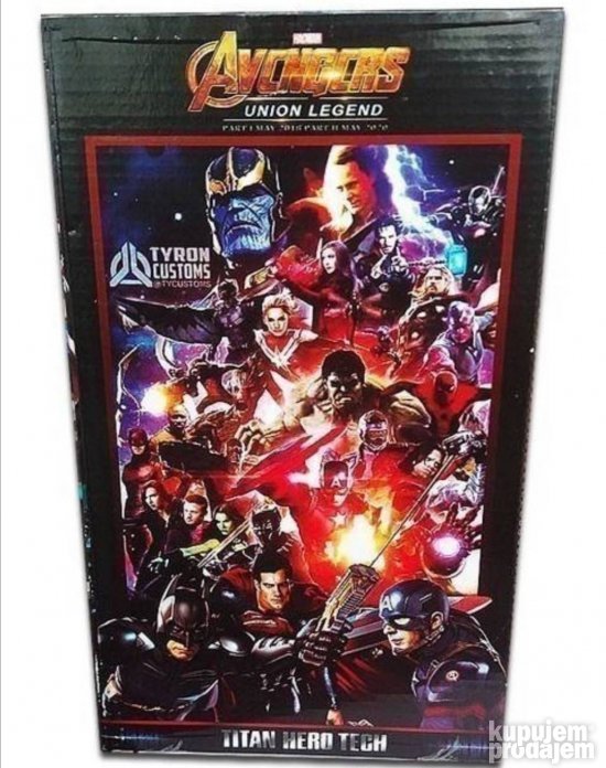 Iron man avengers heroj od 29cm