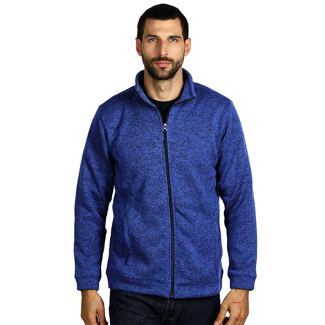 JUMPER melirana dukserica sa visokom kragnom 280 gm2 rojal plava