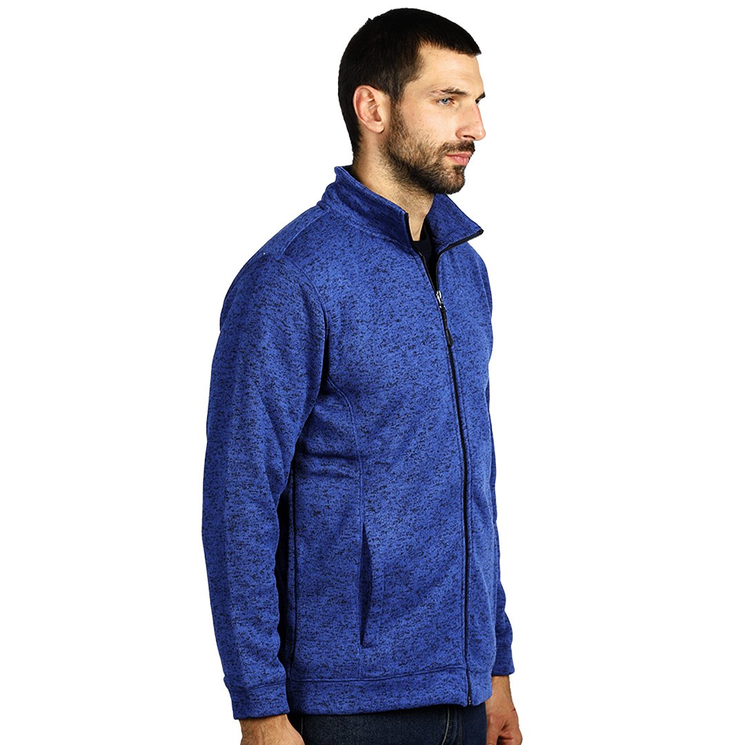 JUMPER melirana dukserica sa visokom kragnom 280 gm2 rojal plava