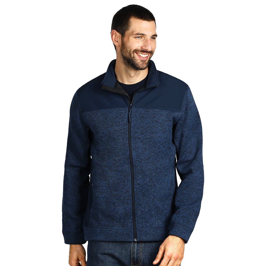 JUPITER melirana jakna sa softshell delovima plava