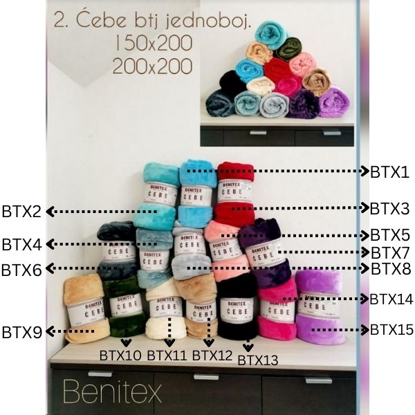 Jednobojna cebad BTX