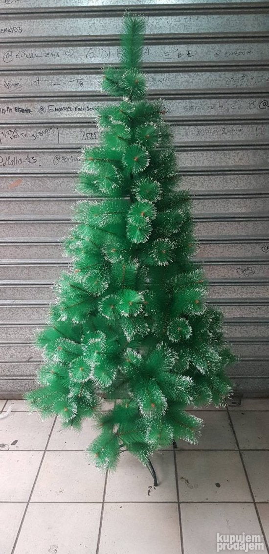 Jelka Jelka vrhovi iglica beli Novogodisnja jelka