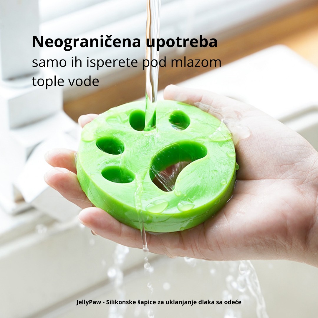JellyPaw Silikonske sapice za uklanjanje dlaka sa odece i namestaja 2 komada