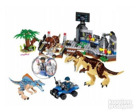 Jurassic Park dino lego kokice sa 445 delova