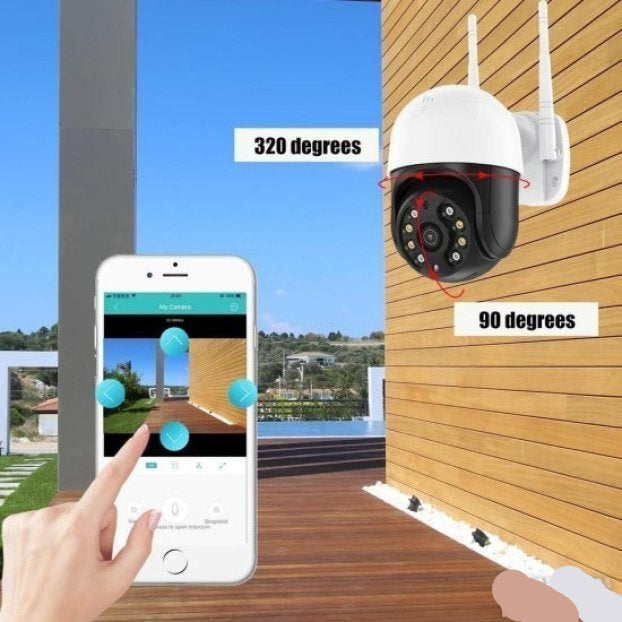 KAMERA abq A8 8mp ip wifi PTZ bezicna SPOLJASNA video nadzor - Slika 8
