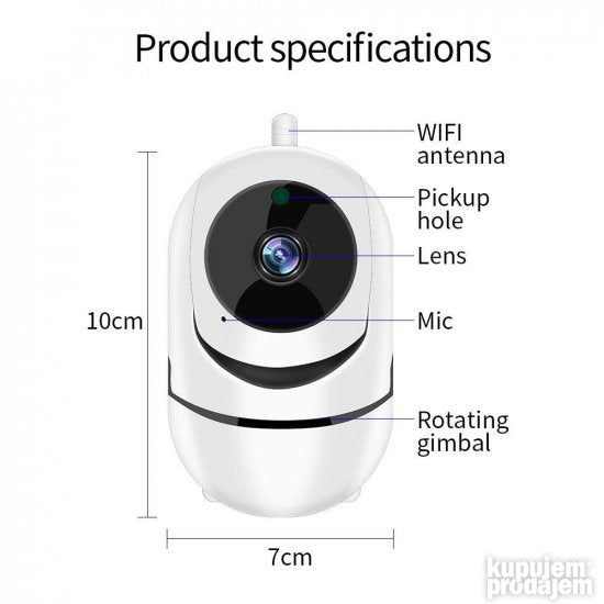 KAMERA wifi kamera ip kamera KAMERA 5mp ERA PTZ KAMERA
