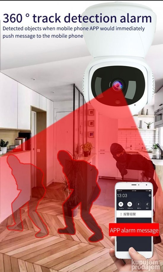 KAMERA wifi kamera ip kamera KAMERA kamera KAMERA PTZ 5mp - Slika 13
