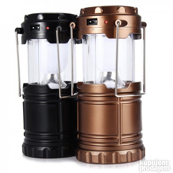 KAMP LAMPA zlatna mocna sa 6 LED dioda
