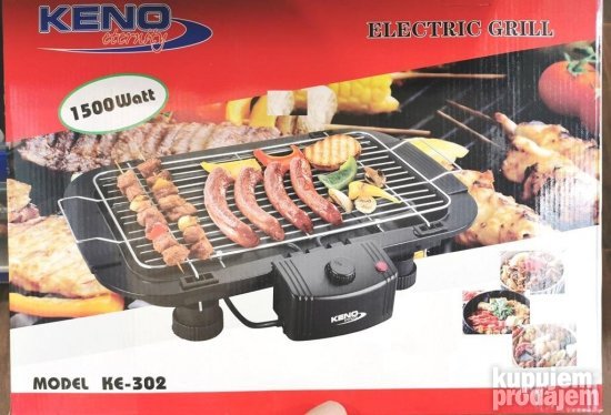 KENO Elektricni rostilj 1500 W
