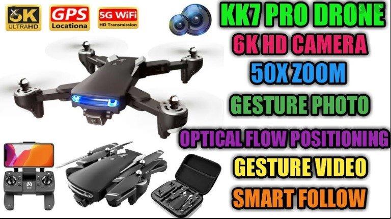 KK7 Dron 5G GPS Ziroskop HD dual camera i rezervna bat KK7 Dron 5G GPS Ziroskop HD dual camera i rezervna bat - Slika 3