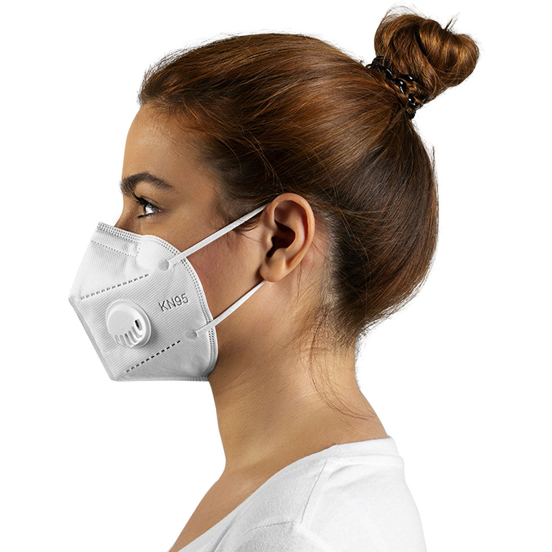 KN95 VENT maska sa ventilom bela