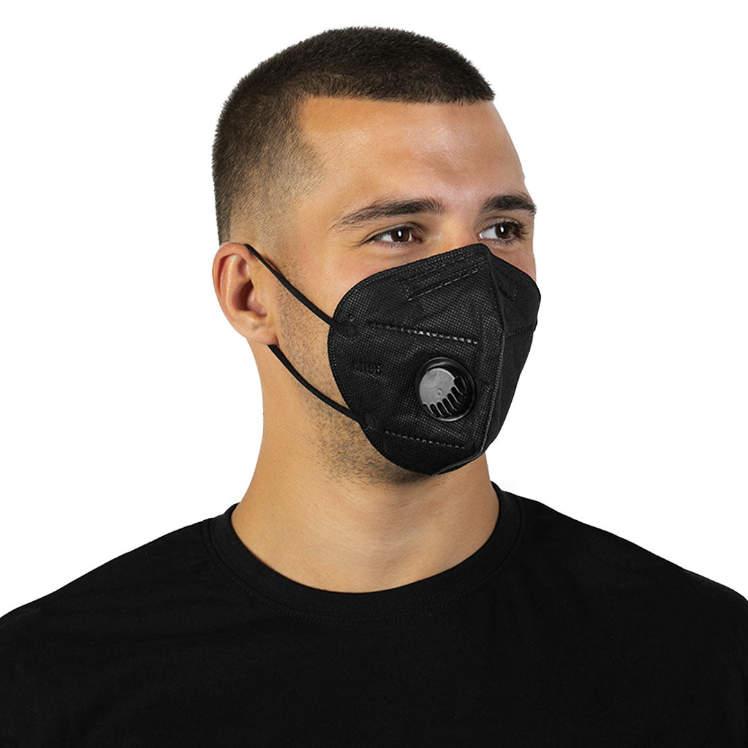 KN95 VENT maska sa ventilom crna