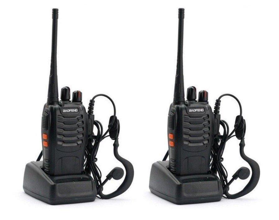 KOMPLET 2 KOM Radio Stanice Baofeng 888s handsfree Toki voki