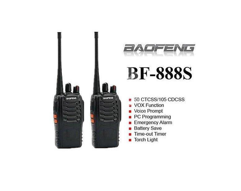 KOMPLET 2 KOM Radio Stanice Baofeng 888s handsfree Toki voki