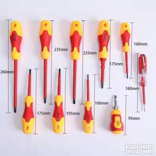 KOMPLET SET SRAFCIGERA Za Elektricare 10 1 - Slika 6
