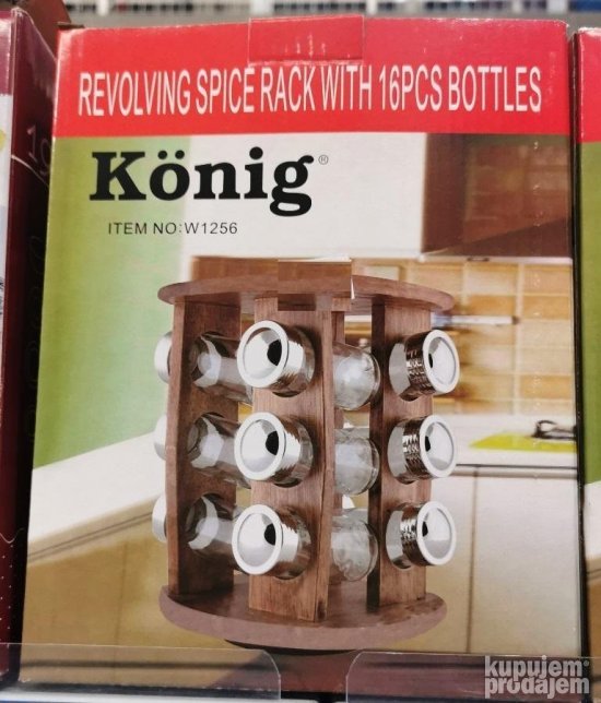 KONIG set za zacine sa 16 bocica