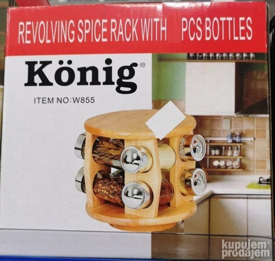 KONIG set za zacine sa 8 bocica