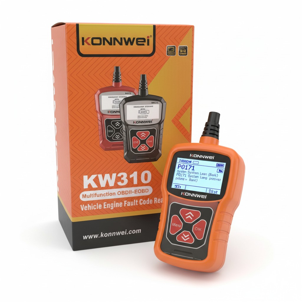 KONNWEI KW310 OBD2 Citac Gresaka Auto Dijagnosticki Skener EOBD Brisanje Kodova Motora