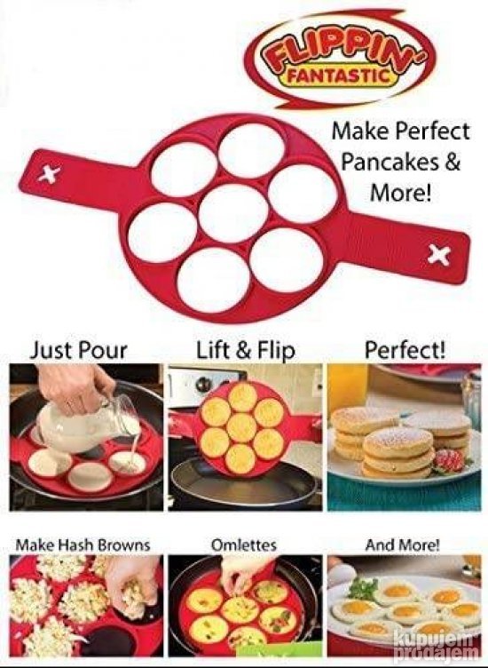 Kalup za palacinke americke palacinke omlet jaje na oko - Slika 5