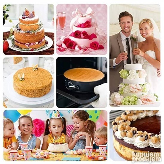Kalupi za torte 3u1 krugovi