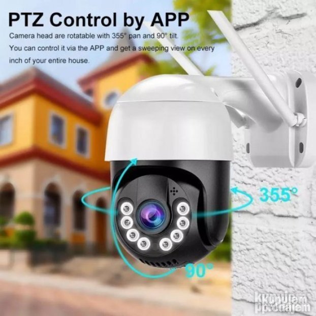 Kamera A15 8MPX IP kamera SMART WiFi ICSSE aplikacija