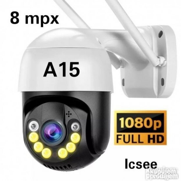 Kamera A15 8MPX IP kamera SMART WiFi ICSSE aplikacija - Slika 3