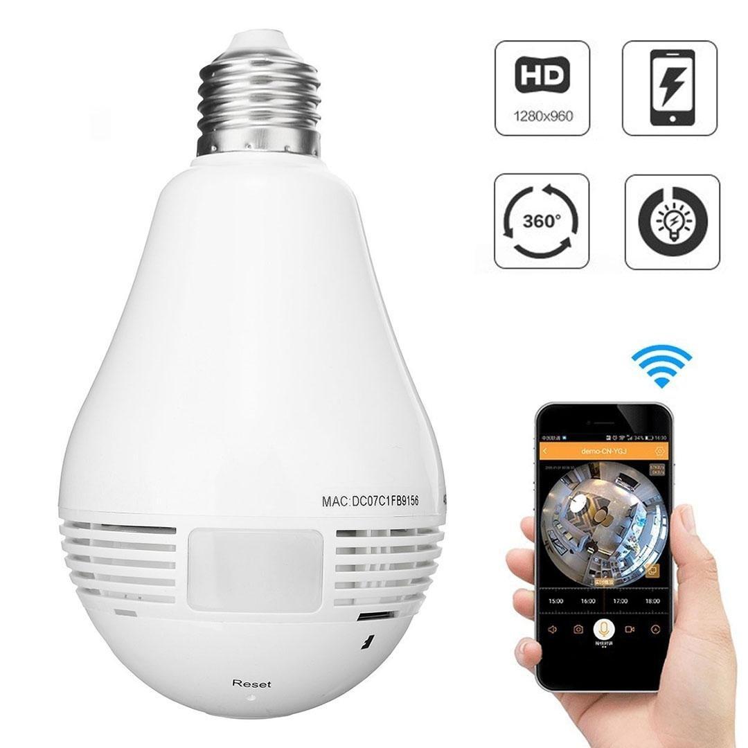 Kamera skrivena u led sijalici nadzor preko telefona