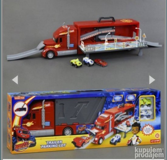 Kamion Blaze parking sa 2 automobila novo