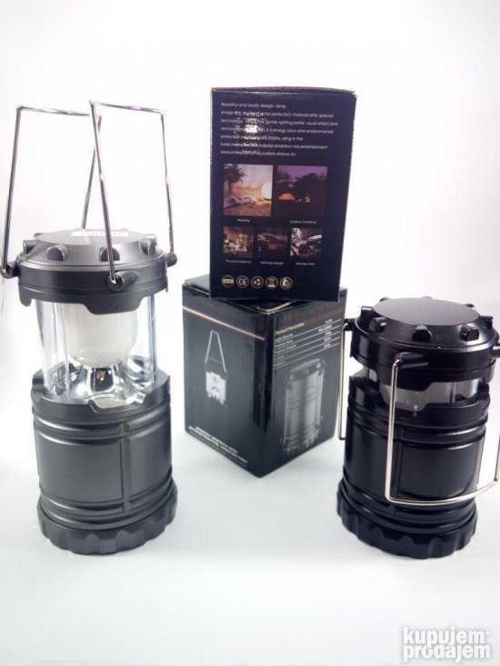 Kamp LED Lampa 3 AA crna