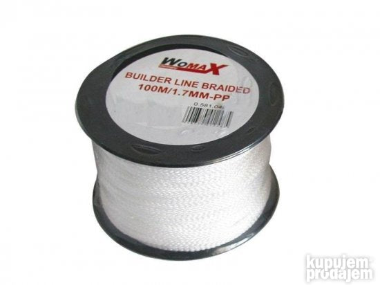Kanap zidarski polipropilen 100M1.7MM
