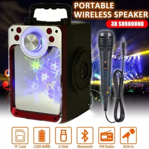 Karaoke prenosivi bezicni Bluetooth zvucnik KTS 822