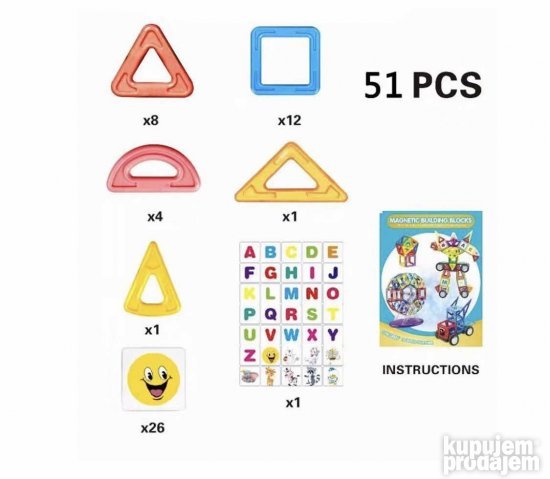 Karnevalski set Magnetik Bulding