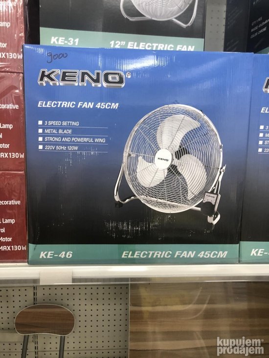 Keno podni ventilator 35cm Akcija