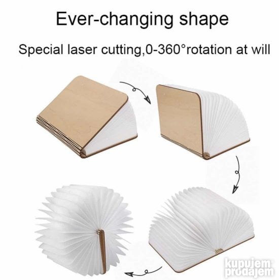 Knjiga Lampa Book Lamp