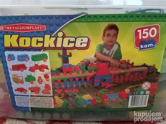 Kockice 150kom za decu novo