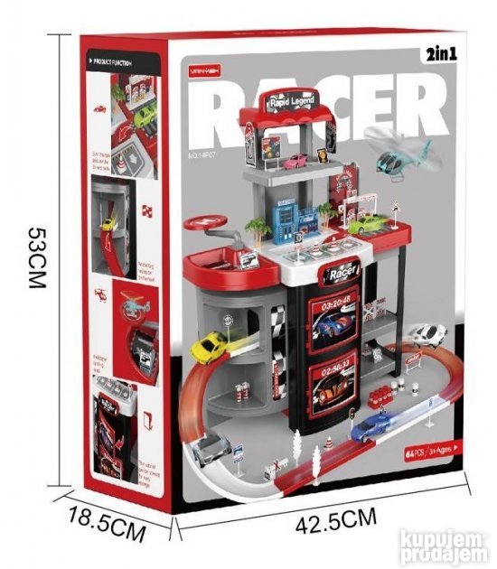 Kofer Parking Garaza 2u1 Racer Rapid Legend - Slika 6