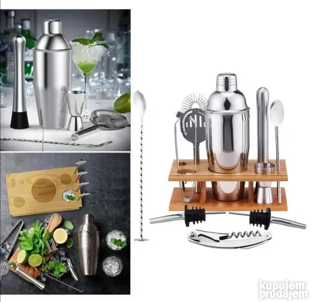 Koktel set inox Set za pravljenje koktela Koktel Set INOX