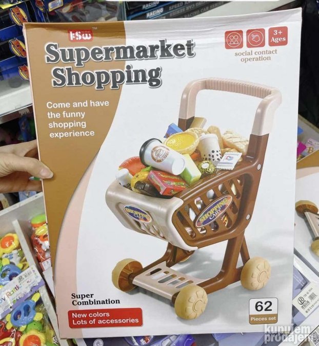 Kolica Za Kupovinu Sa Namirnicama
