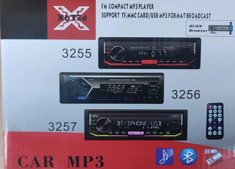 Kompaktni Auto Radio i MP3 Plejer 60W