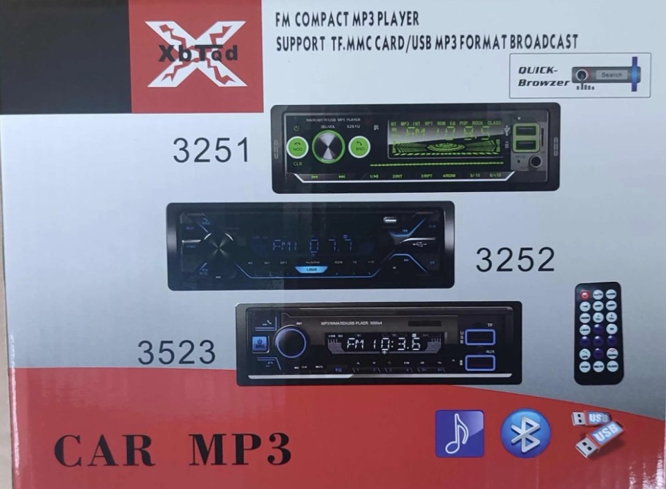 Kompaktni Auto Radio i MP3 Plejer 60W