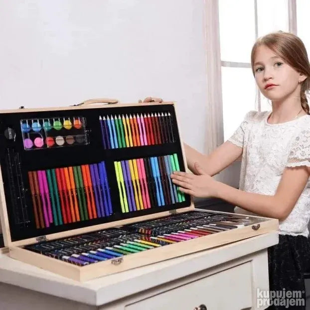 Komplet bojca za decu 180 kom u koferu RIS V