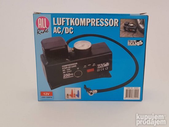 Kompresor Kompresor sa manometrom ACDC 12220V kompresor